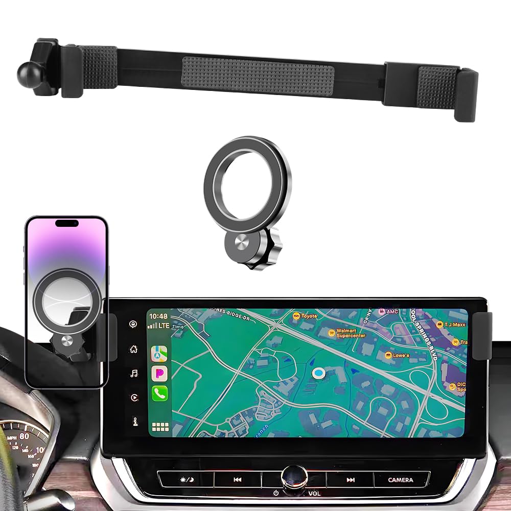 JIEZMO Car Magnetic Phone Mount for Nissan Rogue 2024-2026 and Nissan Altima 2023-2026? 12.3 inch Touch Screen ? Auto Interior Accessories Best