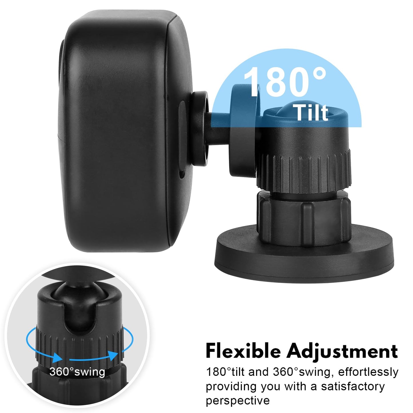 iTODOS 2 Pack Magnetic Wall Mount Bracket Compatible with Blink Outdoor 4 (4th Gen),Blink Outdoor (3rd Gen) XT3,Blink XT/XT2,Blink Mini,Securely
