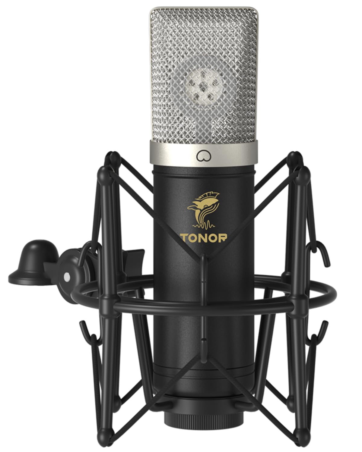 TONOR Condenser Microphone 192kHz/24Bit, USB Cardioid Computer Mic Kit with Upgraded Boom Arm/Spider Shock Mount for Recording, Streaming, Gaming