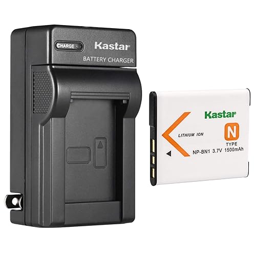 Kastar NP-BN1 Battery + AC Wall Charger Replacement for Sony DSC-W800 DSC-W830 DSC-WX100 DSC-WX150 DSC-WX200 DSC-WX220 DSC-WX30 DSC-WX5 DSC-WX50
