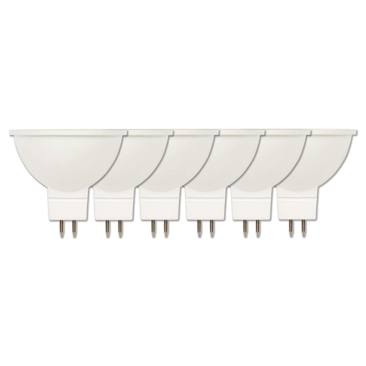 Westinghouse 3363820 35W Equivalent MR16 Flood Dimmable Bright White LED Light Bulb with GU5.3 Base (6 Pack)