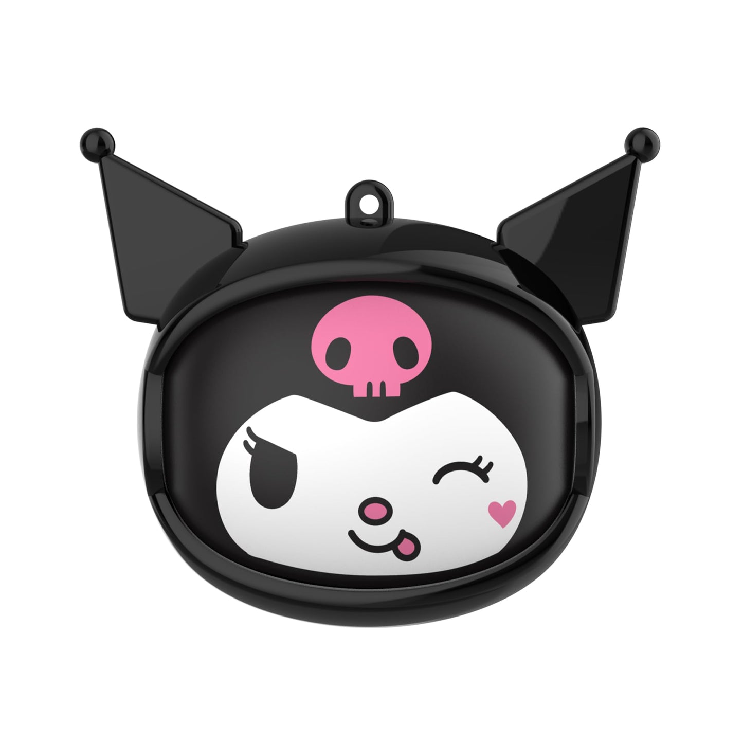 Hello Kitty Kuromi Wireless Bluetooth Earbuds with Rotating Charging Case | Built-in Mic, Hands-Free Calling, Purple and Black Design for Kids & Fans