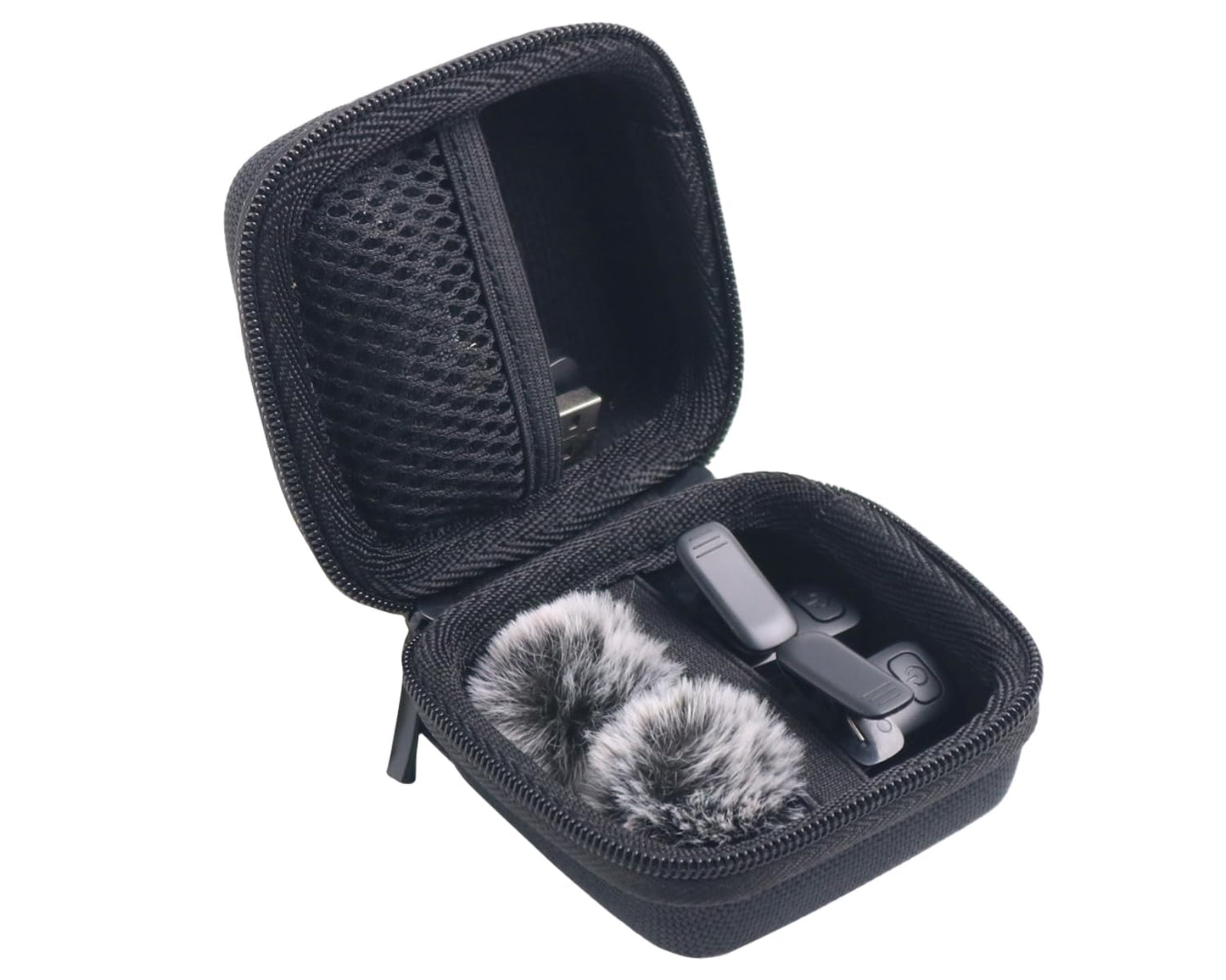 inDomit Hard Protective Travel Case Compatible with Wireless Microphones, Boya Wireless Lavalier, Aikela, Leettus, Ejcc, Caiord, Pqrqp, Maybesta