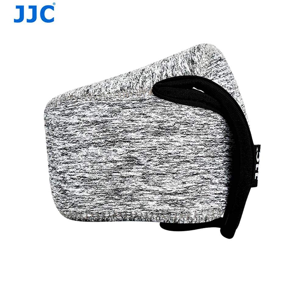 JJC Dark Gray Neoprene Mirrorless Camera Pouch Case Bag, Ultra Lightweight Elastic Comfortable, Z50 Case, Z FC Pouch, Water Resistant, 143x120x110mm
