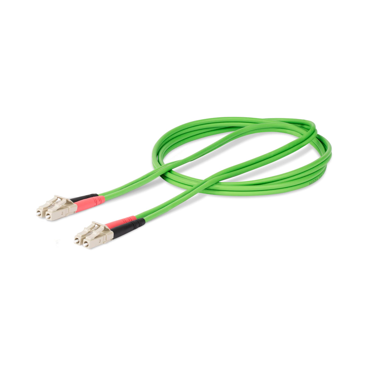 StarTech 6.6ft/2m OM5 Multimode Fiber Cable, LC to LC, 50/125 Duplex LSZH