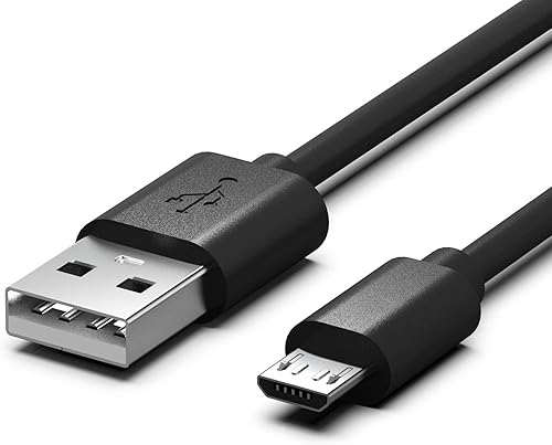 Blazin USB-A to Micro USB Charging Only Cable - USB 2.0 - Universal Compatibility - 2 Feet Long, Black