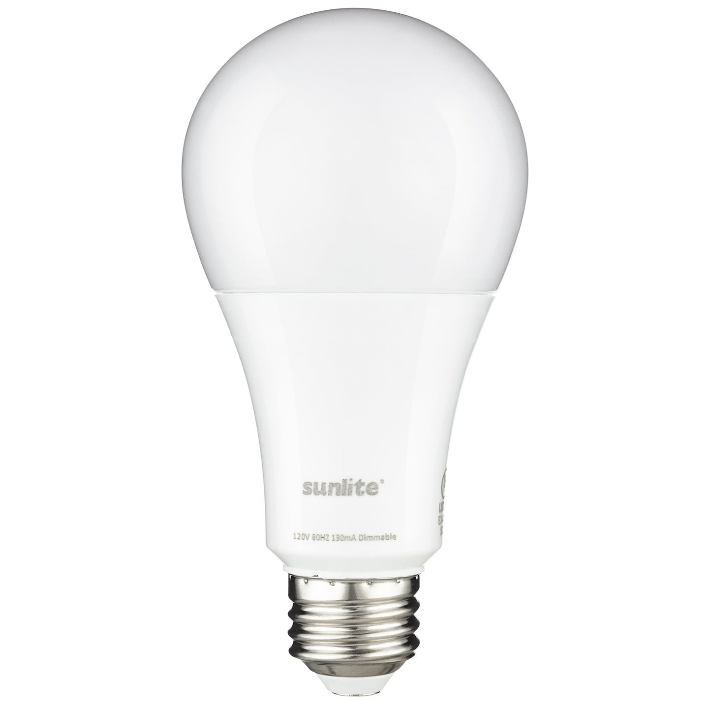 Sunlite 70327 3-Way LED A21 Light Bulb, 6/12/19 Watts (60W 75W 125W Equivalent), 800-1500-2100 Lumens, Medium E26 Base, Omni-Directional, UL Listed