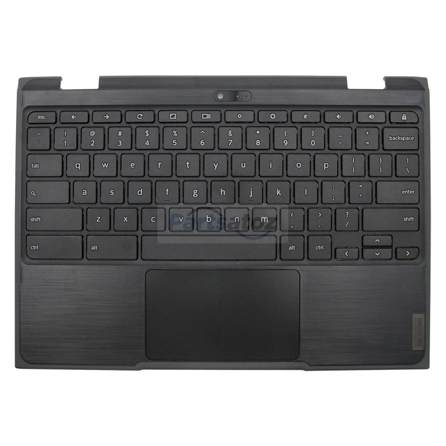 Rinbers Laptop Palmrest Upper Case with US Keyboard Touchpad Assembly Replacement Part for Lenovo 500e Chromebook 2nd Gen 81MC 5CB0T79601 5CB0Y57803