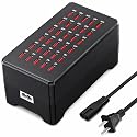 30 Port Multiple USB Charger Station, 150W/30A Multi USB Charging Station Compatible with iPhone/iPad/Google Pixel/Tablets/Samsung and Other