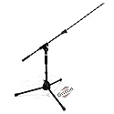 GRIFFIN Short Boom Mic Stand (Low Profile-X Series) - Tripod Mount for Kick Drum, Guitar Amps, Studio Desks, Singing & Home Recording Use