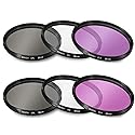 55mm and 58mm Multi-Coated 3 Piece Filter Kit (UV-CPL-FLD) for Nikon D3500, D5600, D3400 DSLR Camera with Nikor 18-55mm f/3.5-5.6G VR AF-P DX