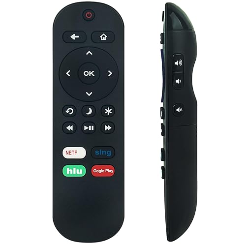 NS-RCRUS-17 Replace Remote fit for Insignia Roku TV NS-24ER310NA17 NS-65DR620NA18 NS-48DR510NA17 NS24ER310NA17 NS-32DR310NA17 NS-43DR710NA17