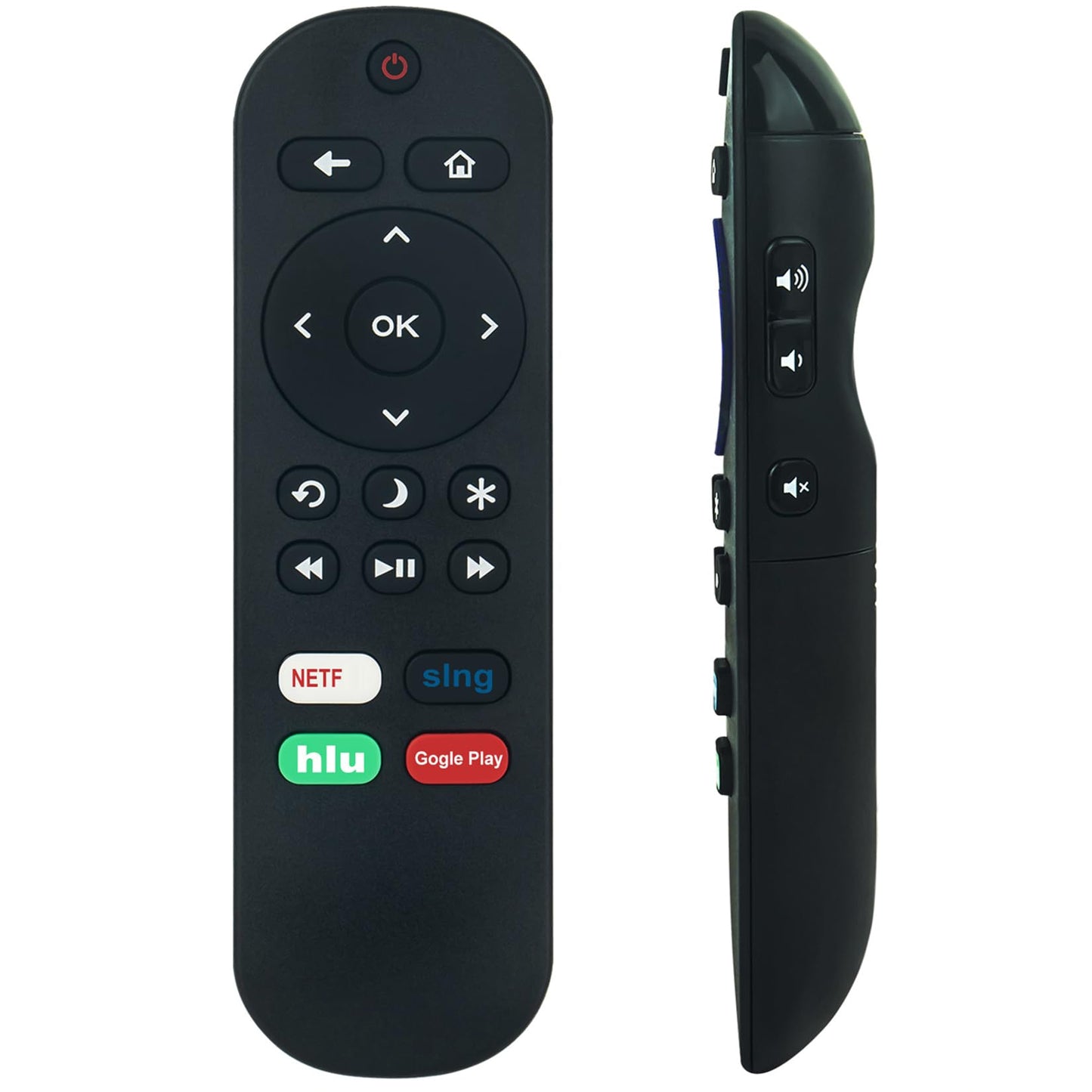 NS-RCRUS-17 Replace Remote fit for Insignia Roku TV NS-24ER310NA17 NS-65DR620NA18 NS-48DR510NA17 NS24ER310NA17 NS-32DR310NA17 NS-43DR710NA17