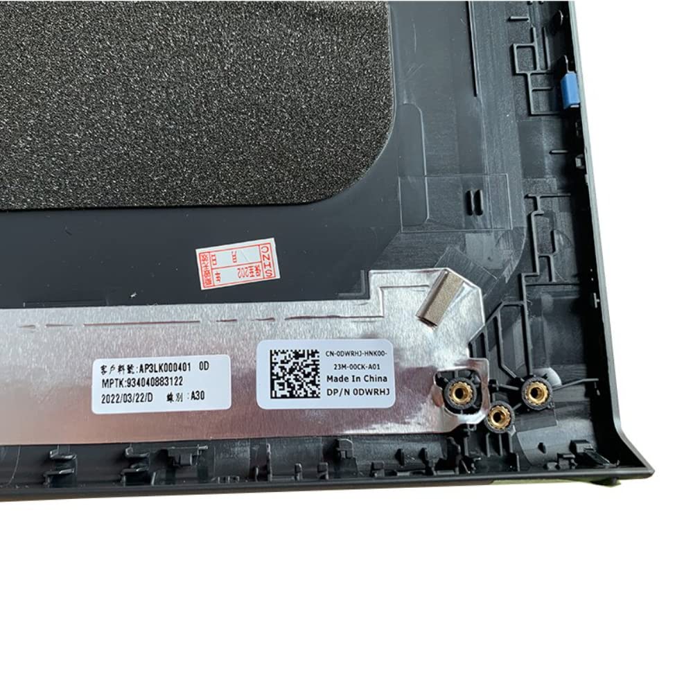 New Case for Dell Vostro 15 3510 3511 3520 LCD Back Cover/Front Bezel/LCD Hinges 0DWRHJ (A Shell)