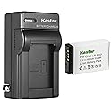 Kastar 1-Pack Battery and AC Wall Charger Replacement for Canon EOS RP, EOS R10 Mirrorless Camera, KISS X8i, KISS X9i, Rebel SL2, EOS Rebel T6i, EOS
