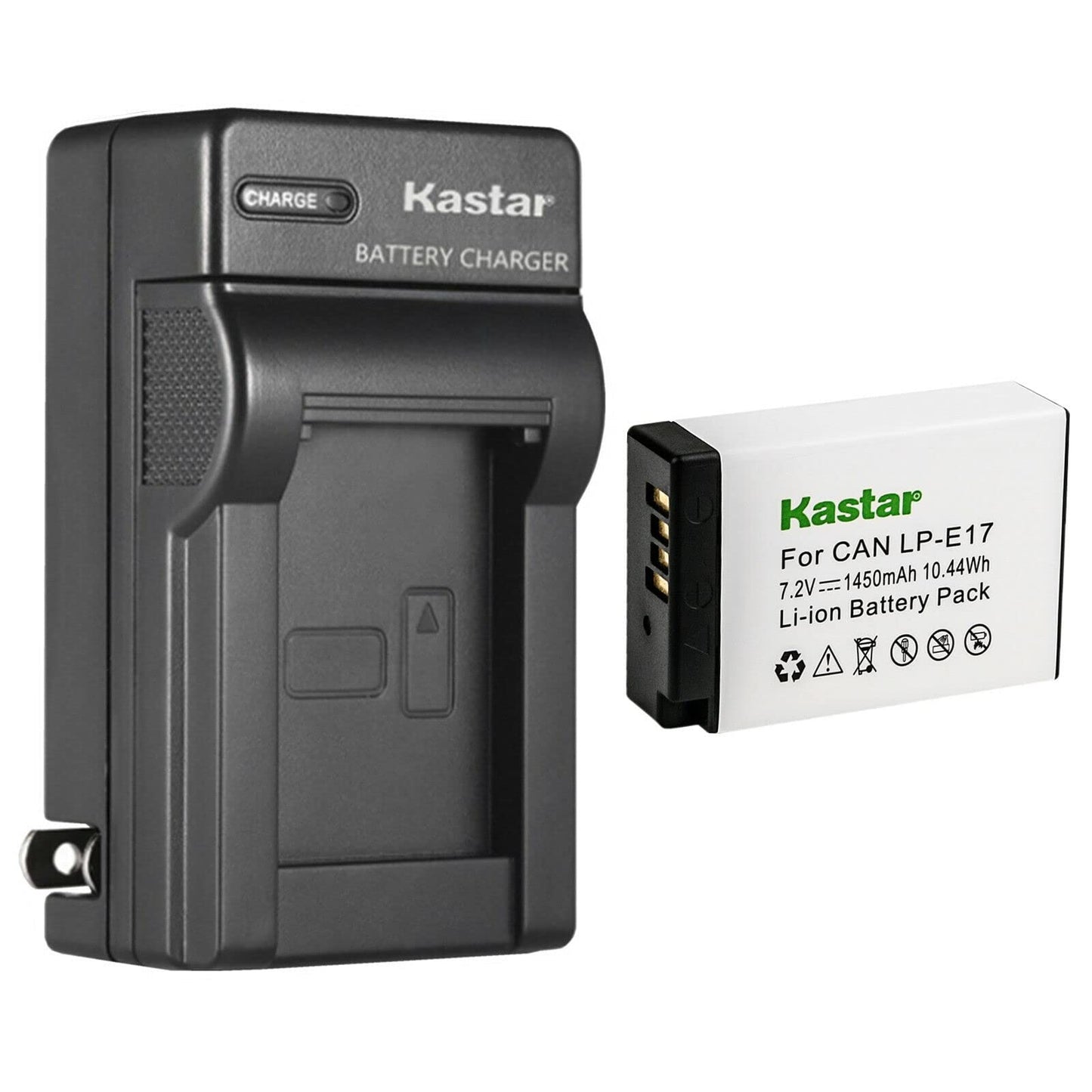 Kastar 1-Pack Battery and AC Wall Charger Replacement for Canon EOS RP, EOS R10 Mirrorless Camera, KISS X8i, KISS X9i, Rebel SL2, EOS Rebel T6i, EOS
