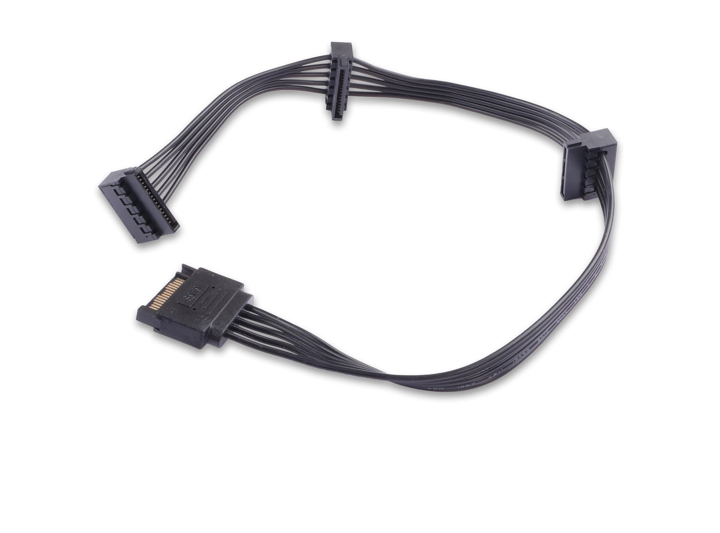 ELFJMZP SATA 15PIN Male to 3 SATA 15 Pin Female Power Splitter 1 to 3 Serial ATA Powered Expansion Cable for PC/NAS/Server SSD/HDD, DVD/CD-ROM - 16.5