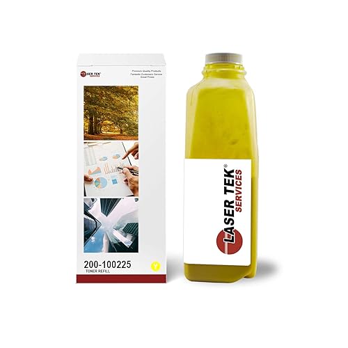 Laser Tek Services Compatible Xante Illumina 502 200-100225 Toner Refill Kit Replacement for Xante Ilumina Glossy 502 Printers (Yellow, 1 Pack)