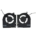 Replacement CPU&GPU Cooling Fan for DELL Alienware m15 Ryzen R5 R6 2021 EG75071S1-C50-S9A EG75071S1-C60-S9A 06HH2 DC 12V