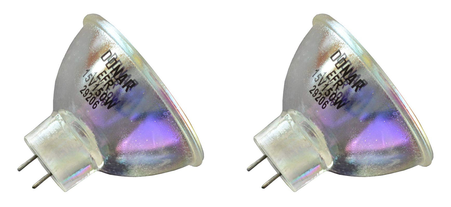 Donar 2pcs EFR 15V 150W RM-107 Bulb for Dynamite Effects Lighting Water Flower, GOBO Liquid Flower, Colormoon Gobomoon DMX Scanners & Party Scanner