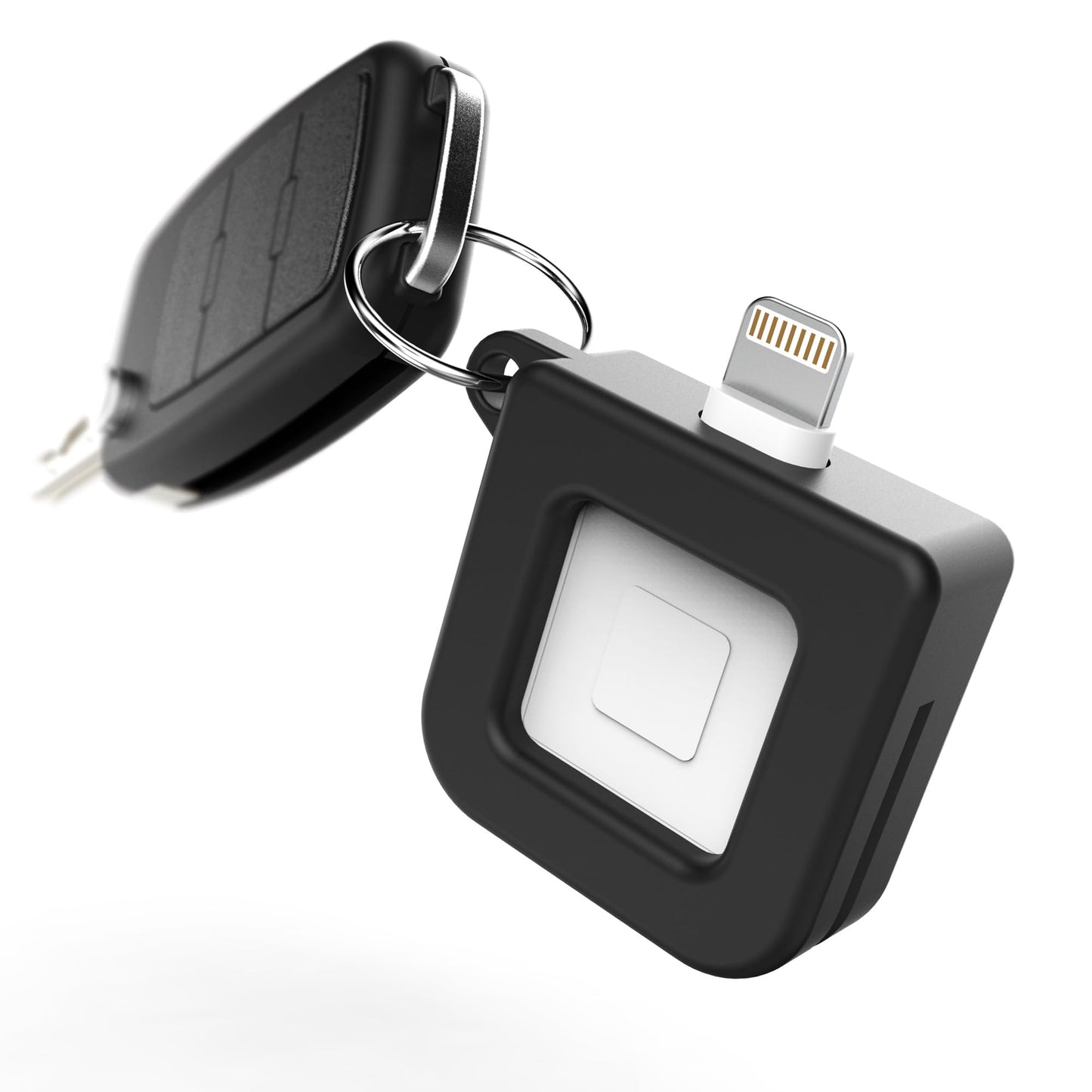 Encased Keychain Case Designed for Square Reader for Magstripe (Lightning and 3.5mm) Black