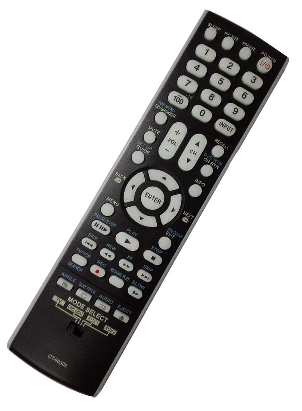 Replacement Toshiba TV Remote Control CT-90302 CT90302 subs CT-90275 CT90275
