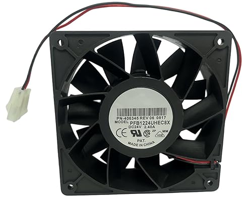 PFB1224UHEC8X Inverter Cooling Fan PFB1224UHEC8X DC24V 2.40A 12CM 12038 2-Wire Cooling Fan