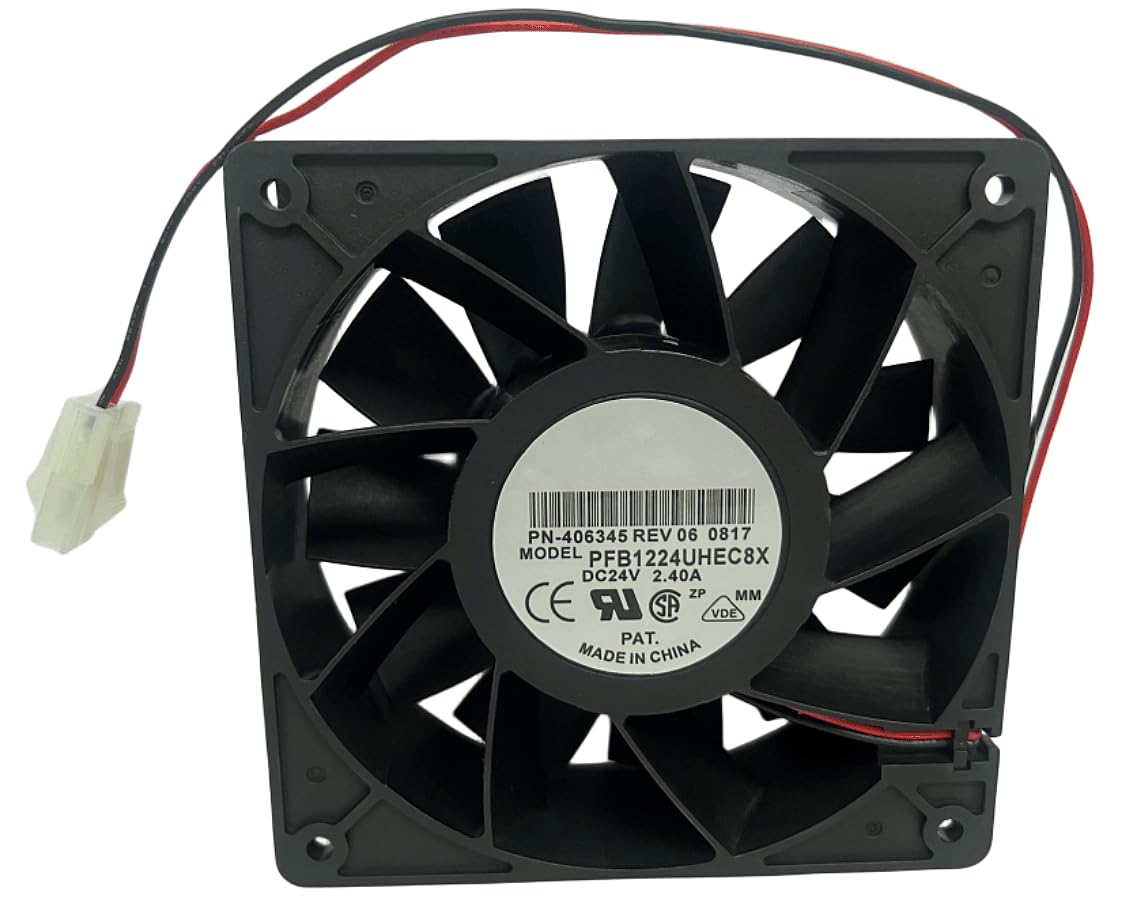 PFB1224UHEC8X Inverter Cooling Fan PFB1224UHEC8X DC24V 2.40A 12CM 12038 2-Wire Cooling Fan