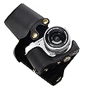 Hargedis XEVN for Sony ZV-E10 case,for Sony ZV-E10 case,Premium PU Full Body Leather Camera Case Bag for Sony Alpha ZV-E10 Fit 16-50mm Lens