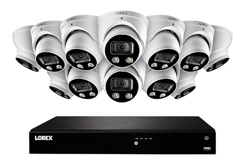16-Channel 4K Ultra HD Fusion NVR IP System with Smart Deterrence Dome Cameras 12