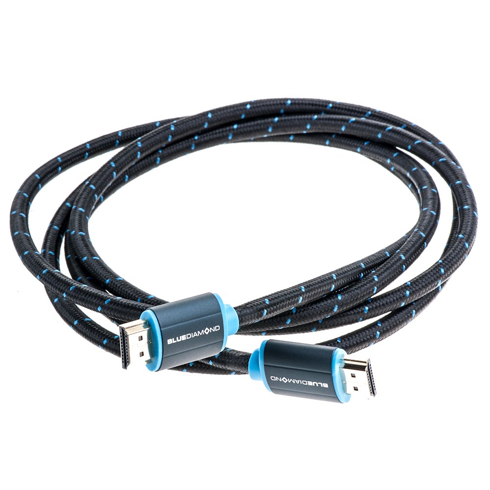 BlueDiamond Premium HDMI Cable with Ethernet - Tangle Free - 10 feet