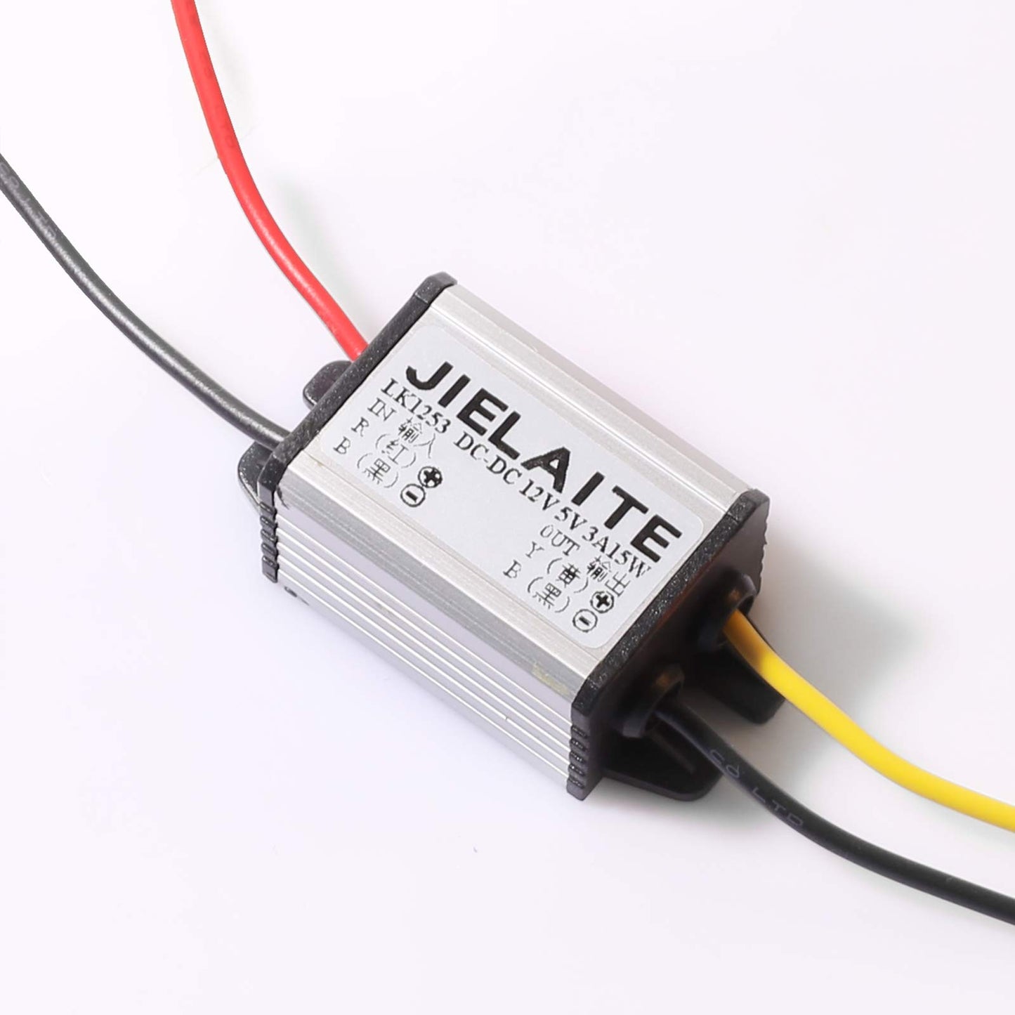 DEVMO Waterproof DC-DC Converter 12V Step Down to 5V USB Power Supply Voltage Regulator Module 3A 15W