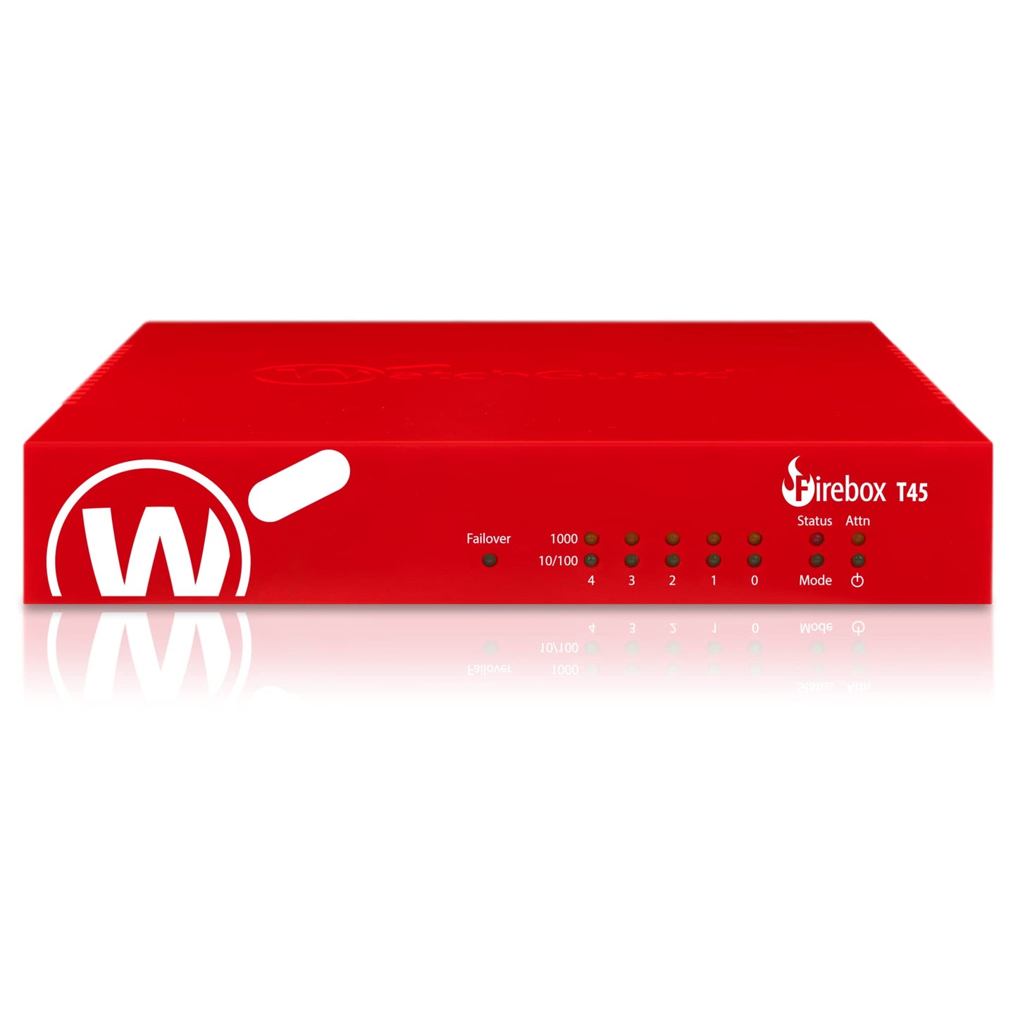 WatchGuard Firebox T45 Network Security Appliance with 1 Year Standard Support License - Advanced Firewall, VPN, Intrusion Prevention (WGT45001)