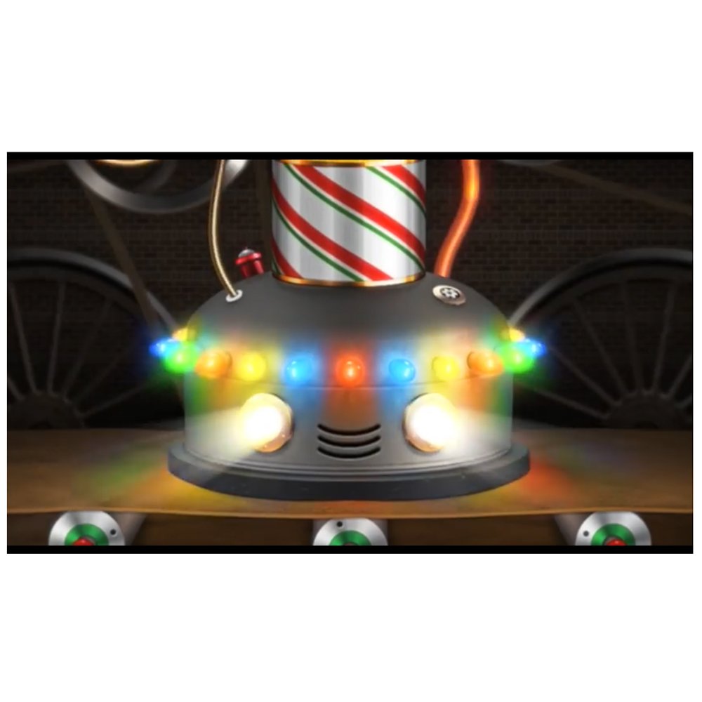 Kringle Bros Virtual Santa & Mrs Claus and Santa's Magic Workshop Christmas Window Projection Video Combo Pack
