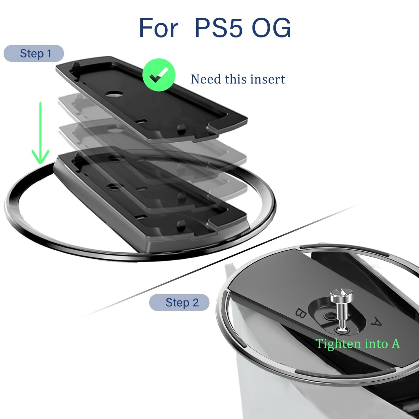ANNSKIN PS5 Vertical Stand, PS5 Pro Stand, Vertical Stand for PS5 / PS5 Pro / PS5 Slim Consoles Non-Slip Base Mount for PlayStation 5 Accessories