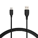 Amazon Basics USB-C to USB-A 2.0 Fast Charger Cable, 480Mbps Speed, USB-IF Certified, for Apple iPhone 16/15, iPad, Samsung Galaxy, Tablets, Laptops