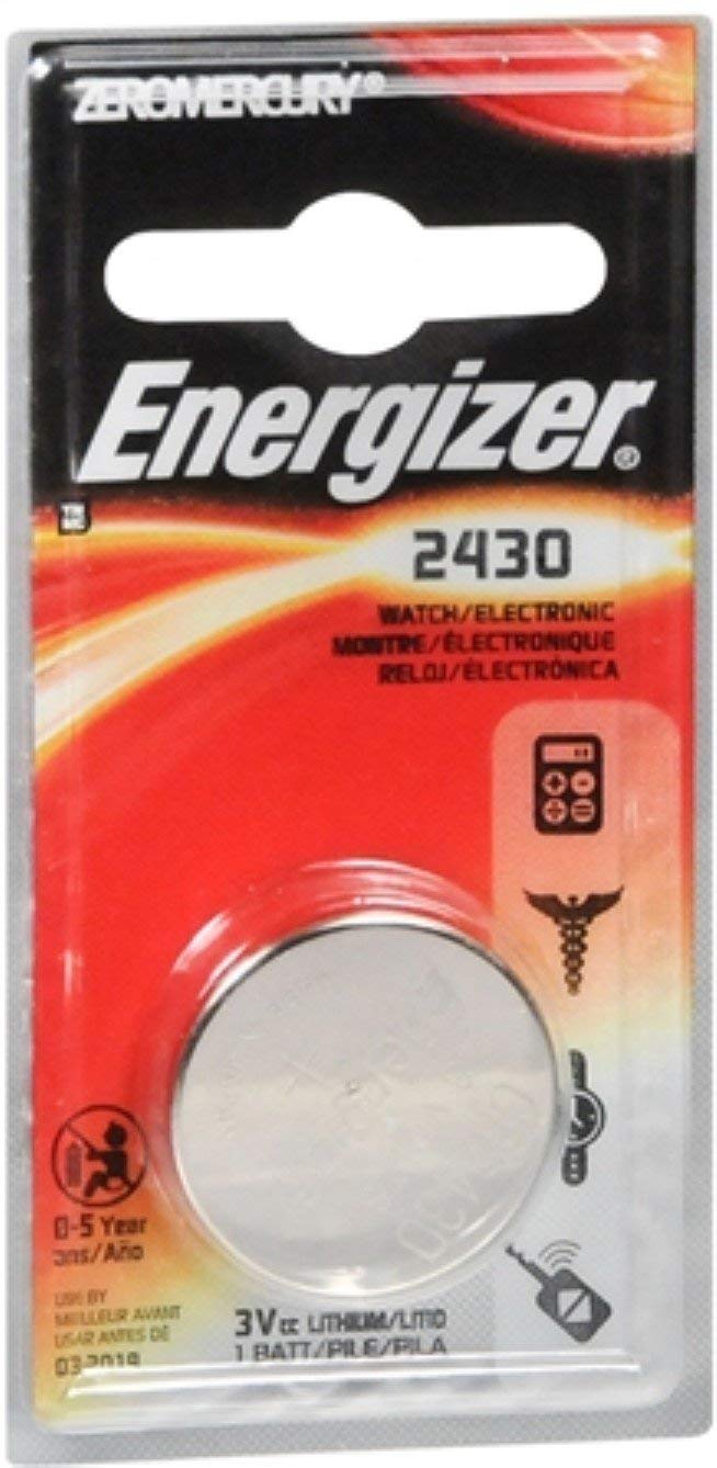 Energizer 2430 Watch/Electronic Lithium Battery 1 ea (Pack of 11)
