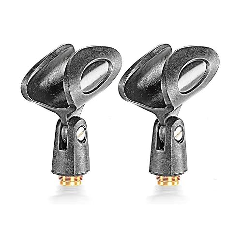 Generic Replacement Wireless Microphone Clip Holder Clamp Mount for Sennheiser SKM 100-835 G3 G4 Wireless Handheld Transmitters, 2 Pack