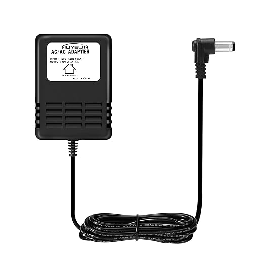 9V 1.3A Power Supply Compatible with Digitech Whammy Jamman Guitar Drop Pedal RP355 RP350 RP100 RP200A RP250 RP255 RP150 RP1000 Multi Effects…