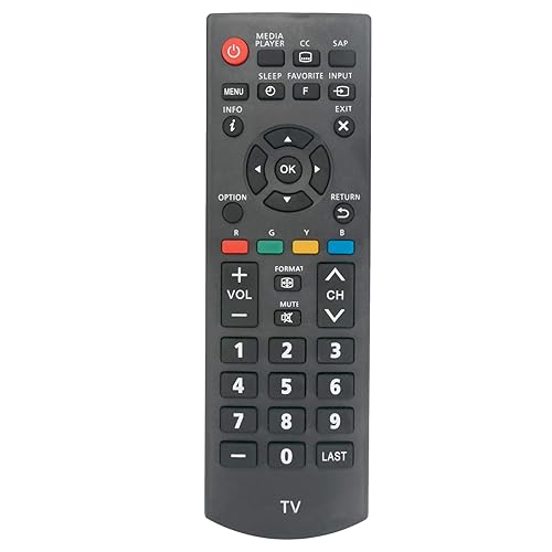 N2QAYB000820 Replace Remote Control fit for Panasonic Viera LCD LED Plasma TV TC-32A400U TC-39A400U TC-40A420U TC-50A400U TH-50LRU60 TC-L32B6X