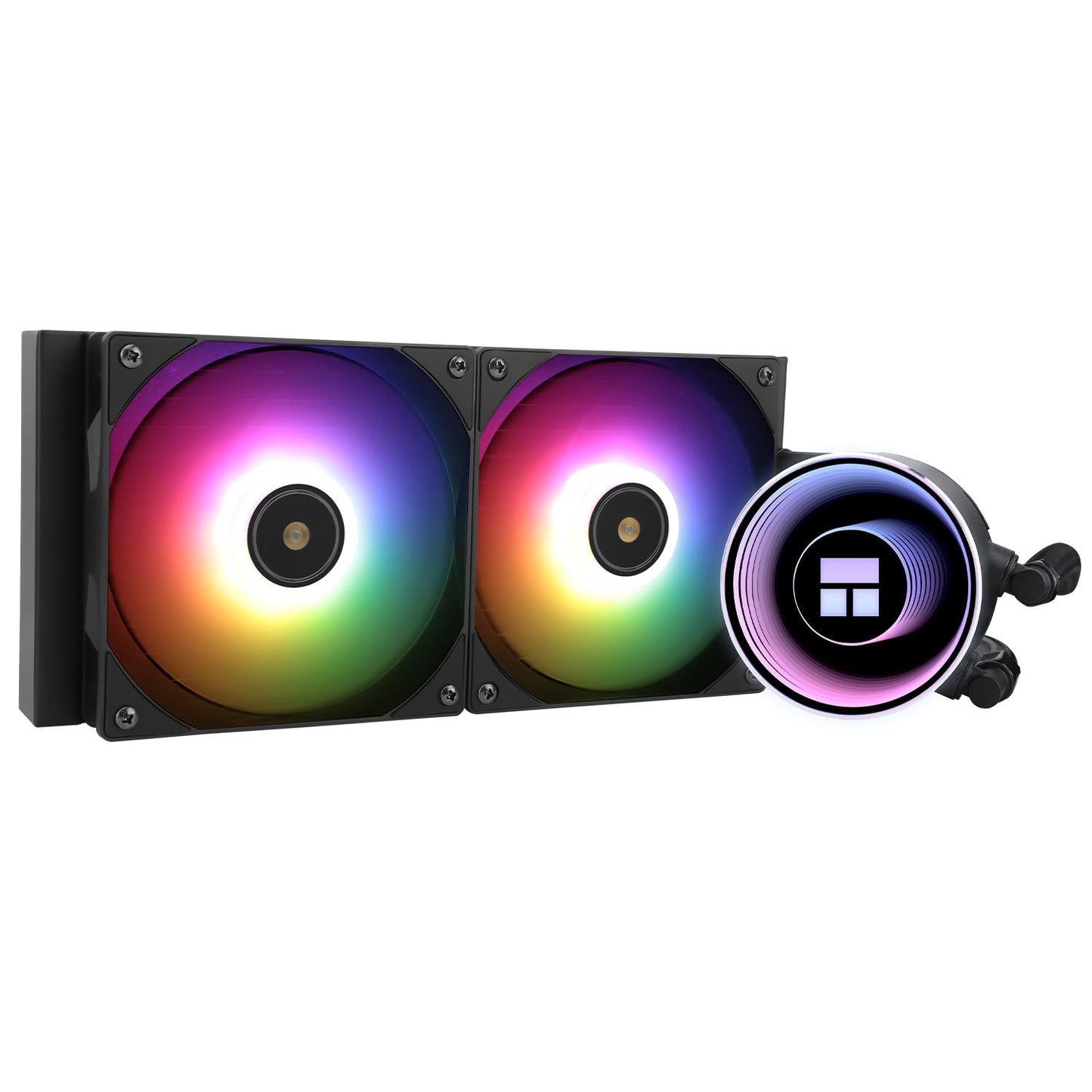Thermalright Frozen Notte 240 Black ARGB V2 Water Cooling CPU Cooler,240Black CPU Cooler Specifications, Double PWM Fans, S-FDB Bearings, Suitable