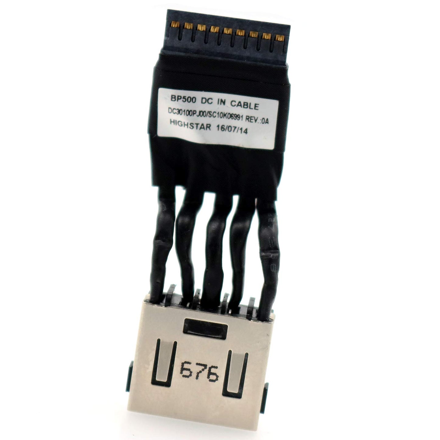 Deal4GO DC Power Jack Connector Cable Socket DC30100PE00 DC30100PJ00 Replacement for Lenovo ThinkPad P50 P51 P52