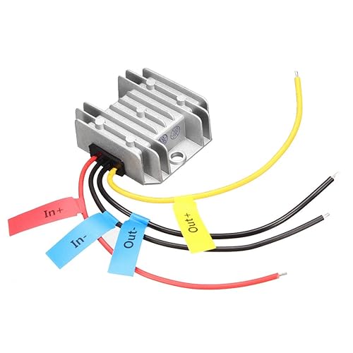 uxcell Uxcell Power Converter Regulator DC 12V/24V to DC 5V 10A 50W Waterproof Voltage Convert Transformer