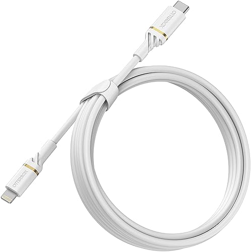 OtterBox Performance Fast Charge Cable Lightning to USB-C 6.6FT - White
