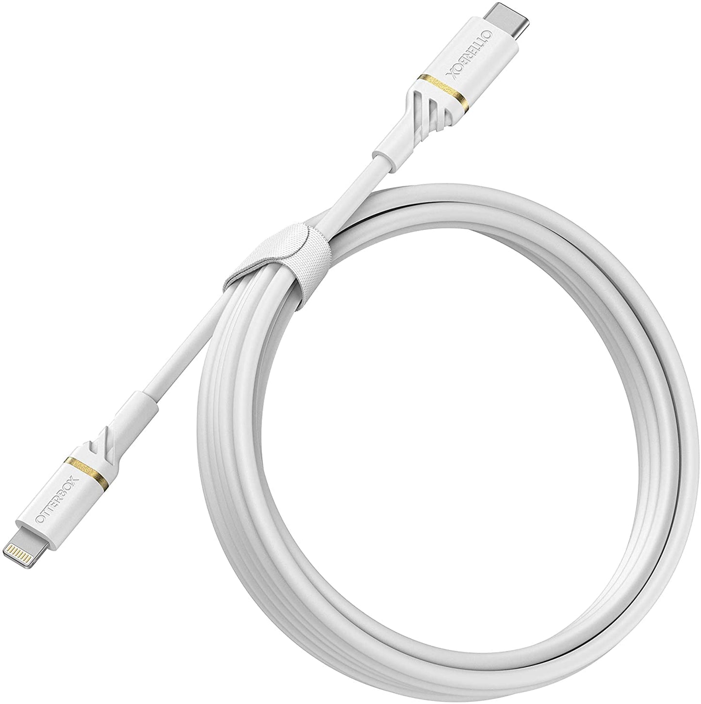OtterBox Performance Fast Charge Cable Lightning to USB-C 6.6FT - White
