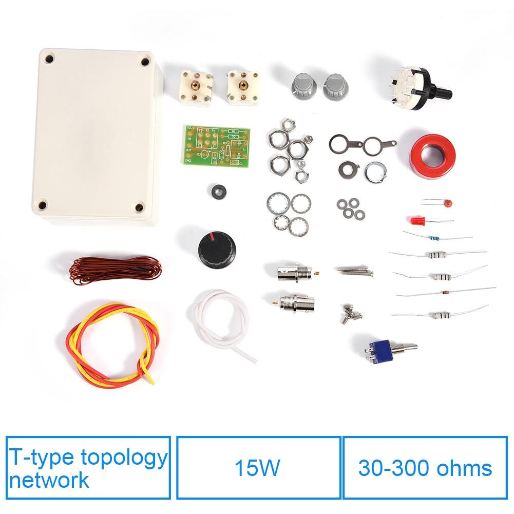 Antenna Tuner Kit, 1-30 Mhz Q9 Type Interface DIY Manual Antenna Tuner kit for HAM Radio QRP Kit