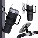 Magnetic Phone Holder for Stanley Cup,Adjustable Water Bottle for Gym,Phone Stand Fit for iPhone with Magsafe,Universal Holder Mount for Stanley Owala