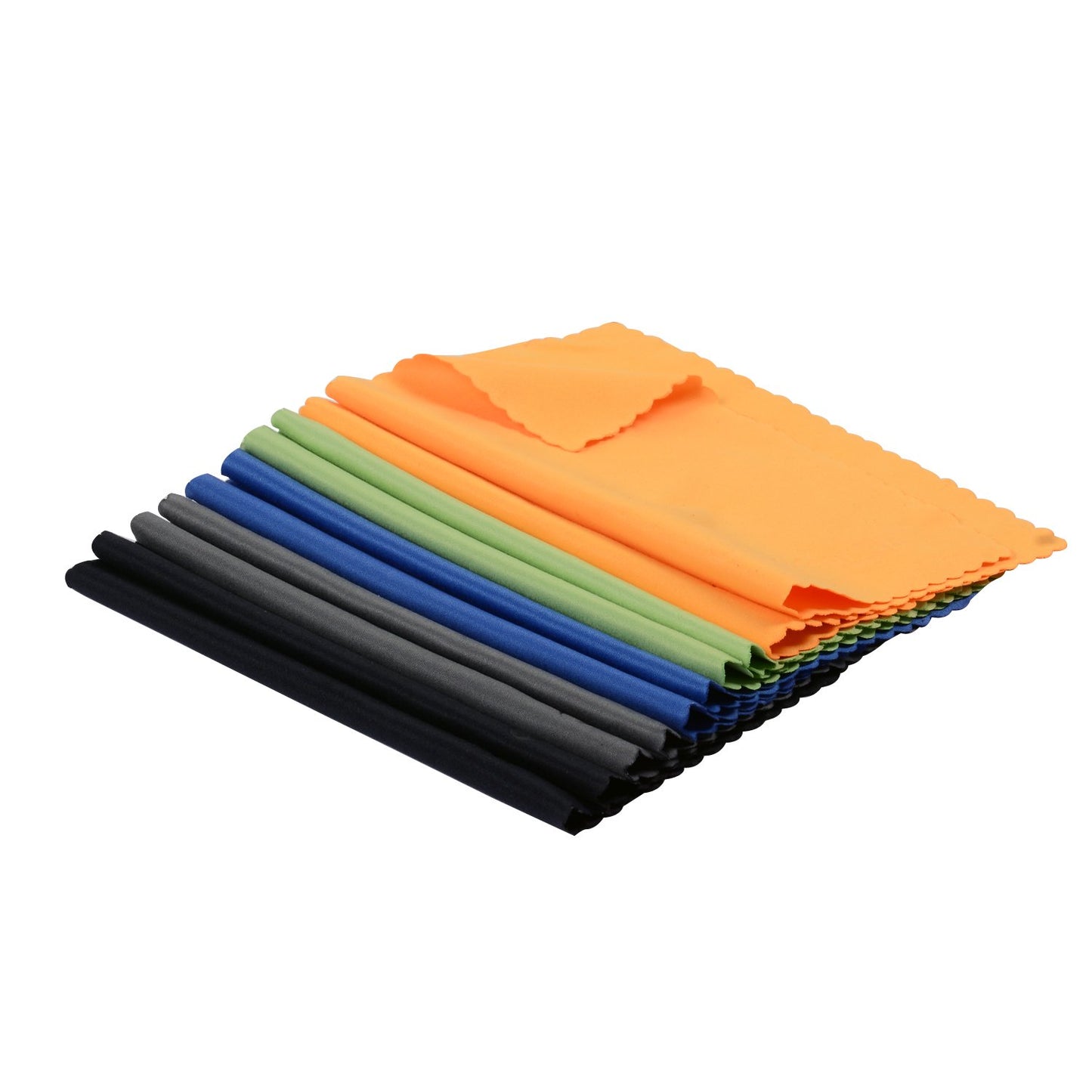 ColorYourLife 10-Pack Microfiber Cleaning Cloths for Smart Phones, Laptops, Tablets, Lenses, LCD Monitor, TV, Camera, Glasses, Optics etc in Retail