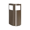 TayMac Bronze Area Light Slide Cover PPALZ for ParkPost Outdoor Power Enclosure (Required), 1000-Lumen 2700K Polycarbonate Post Cap Light for Garden