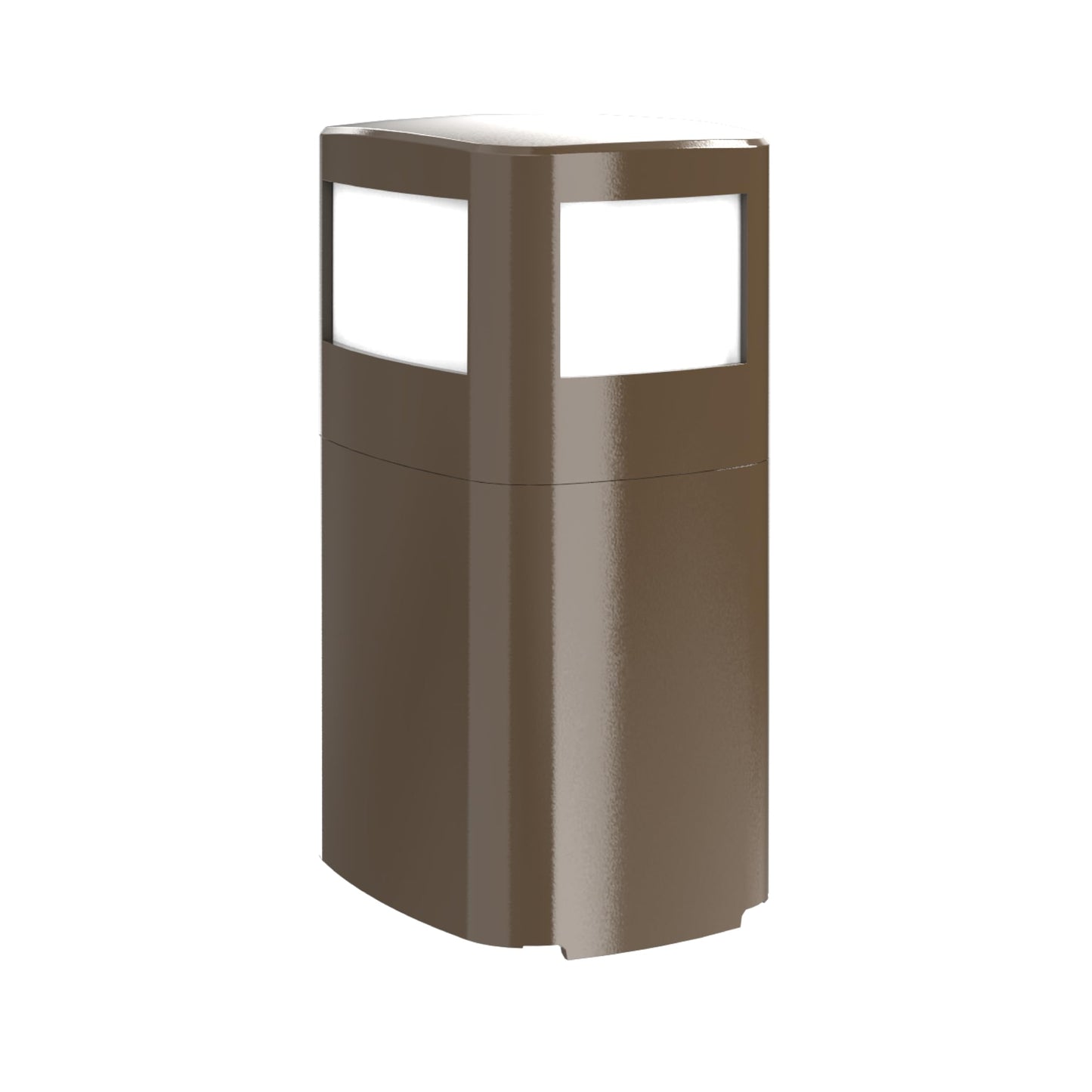 TayMac Bronze Area Light Slide Cover PPALZ for ParkPost Outdoor Power Enclosure (Required), 1000-Lumen 2700K Polycarbonate Post Cap Light for Garden